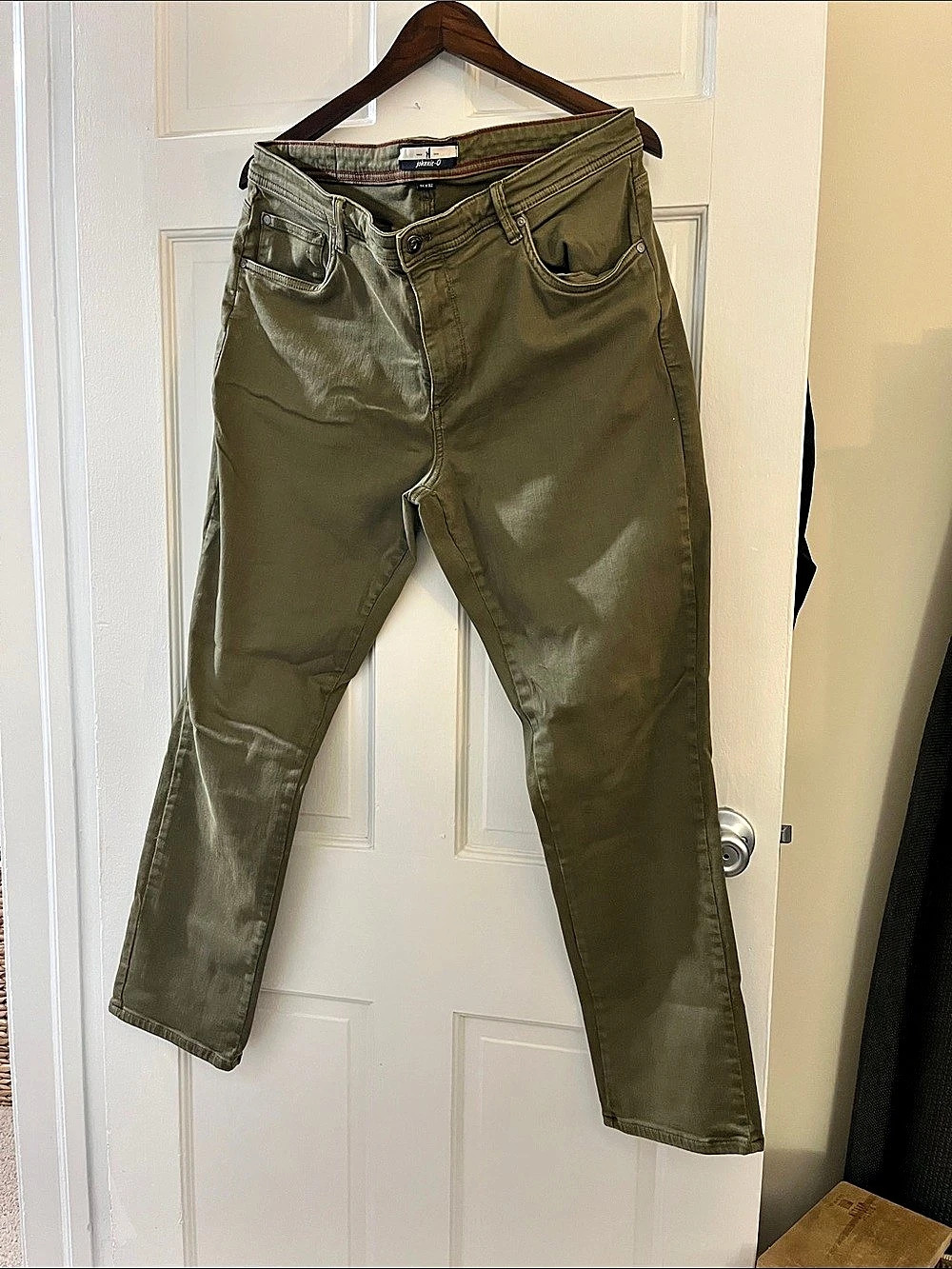 Johnnie-O Straight Leg Pants in Green Waist 36x 32